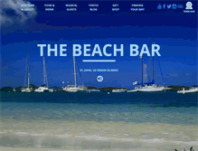 Tablet Screenshot of beachbarstjohn.com